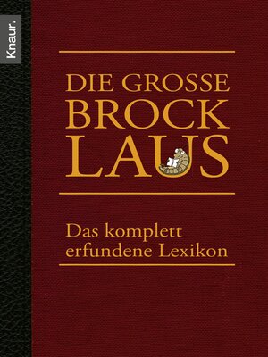 cover image of Die große Brocklaus